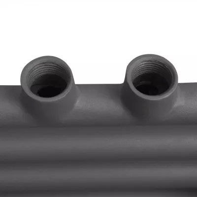 Radiator port-prosop incălzire centrală baie, drept, 600x1160 mm, gri