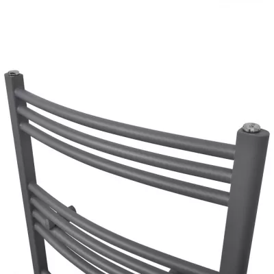 Radiator port-prosop incălzire centrală, curbat, 500 x 1160 mm, gri
