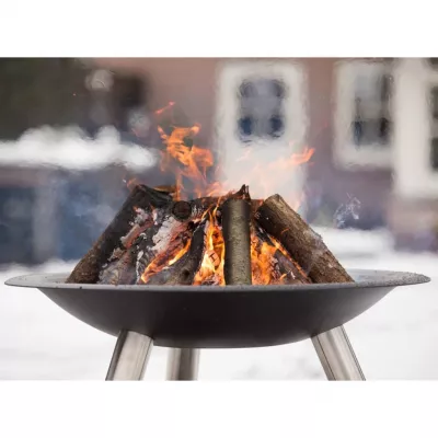RedFire Vatră de foc Chicago, negru, 75 cm, oțel, 85013