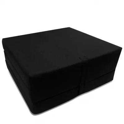 Saltea din spumă, pliabilă, 190 x 70 x 9 cm negru