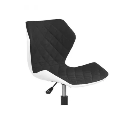 Scaun birou copii HM Matrix alb - negru