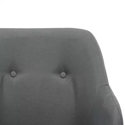 Scaun balansoar, gri deschis, material textil