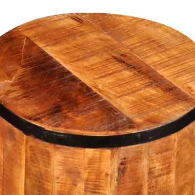 Scaun de bar din lemn de mango nefinisat