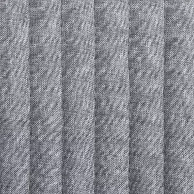 Scaune de bucătărie, 4 buc., gri deschis, material textil
