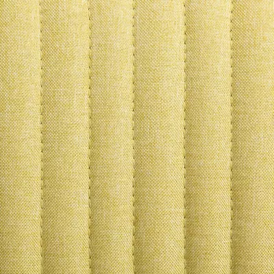 Scaune de bucătărie, 4 buc., verde, material textil
