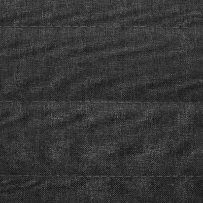Scaune de bucătărie, 6 buc., gri inchis, material textil