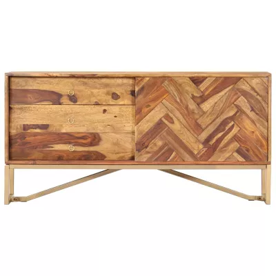 Servantă, 118 x 30 x 60 cm, lemn masiv de sheesham