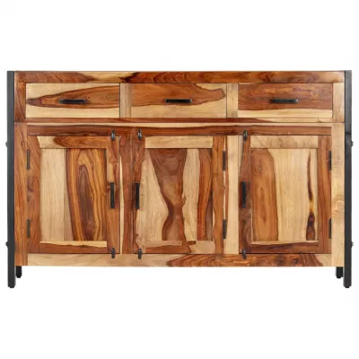 Servantă, 120 x 35 x 75 cm, lemn masiv de sheesham