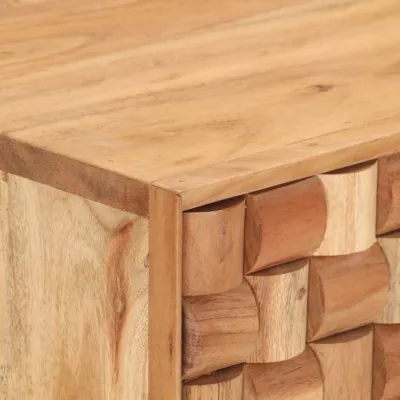 Servantă, 75 x 35 x 65 cm, lemn masiv de acacia