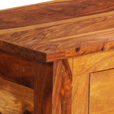 Servantă cu 3 sertare, 110x30x80 cm, lemn masiv de sheesham