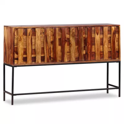 Servantă din lemn masiv de palisandru, 120 x 30 x 80 cm