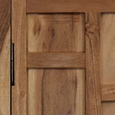 Servantă, lemn masiv de acacia, 60 x 35 x 76 cm, maro