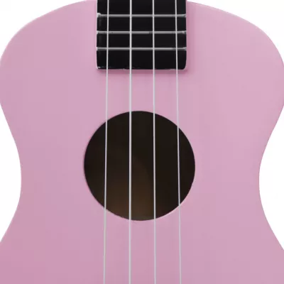 Set ukulele Soprano pentru copii, cu husă, roz, 21" (49732)