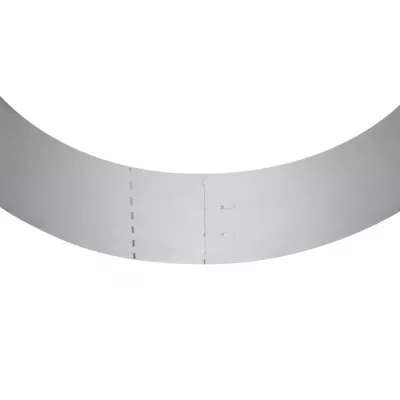 Set 15 separatoare flexibile pentru gazon, oțel galvanizat, 100 x 15cm