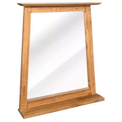Set mobilier baie din lemn masiv de pin reciclat