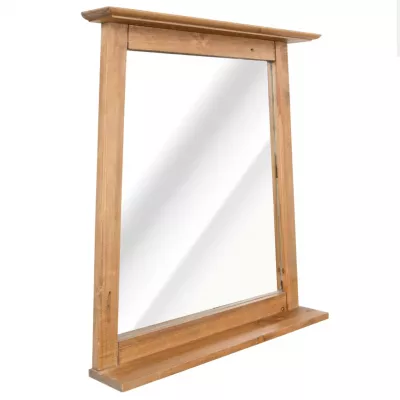 Set mobilier baie din lemn masiv de pin reciclat
