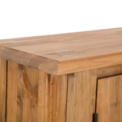 Set mobilier baie din lemn masiv de pin reciclat