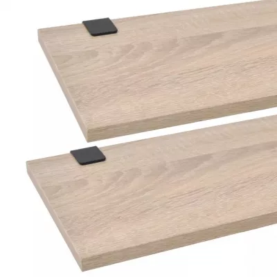 Set mobilier baie format din 7 piese cu chiuvete incluse, Bej