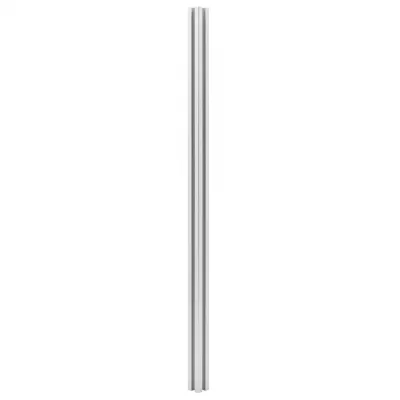 Stâlpi de gard, 2 buc., 185 cm, aluminiu