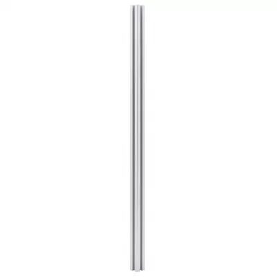 Stâlpi de gard, 3 buc., 185 cm, aluminiu