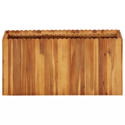 Strat inălțat de grădină, 100x30x50 cm, lemn masiv de acacia