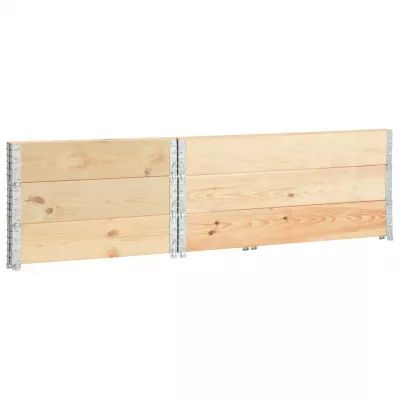Straturi inălțate, 3 buc., 100 x 150 cm, lemn masiv de pin