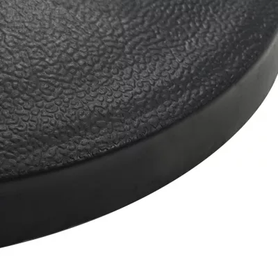 Suport umbrelă de soare rotund, negru, 10 kg, polirășină