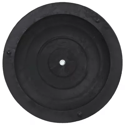 Suport umbrelă de soare rotund, negru, 10 kg, polirășină