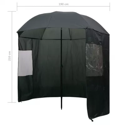 Umbrelă pentru pescuit, 240 x 210 cm, verde