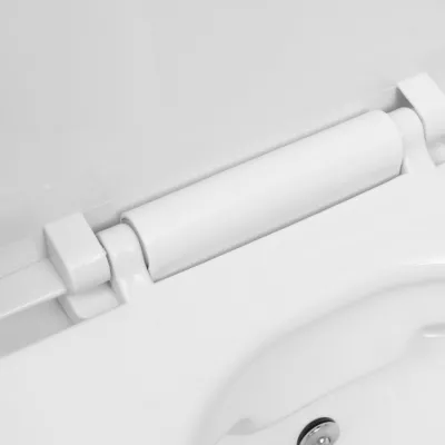 Vas de toaletă suspendat cu rezervor incastrat, alb, ceramică