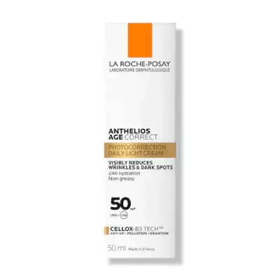 Crema cu protectie solara SPF 50 pentru fata Anthelios Age Correct 50 ml, La Roche-Posay