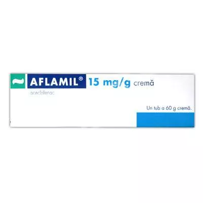 Aflamil crema, 15 mg/g, 60 grame, Gedeon Richter