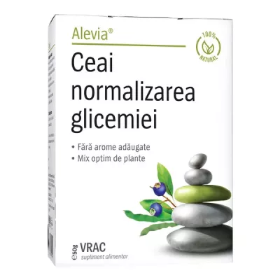 Ceai normalizarea glicemiei, 50 g, Alevia