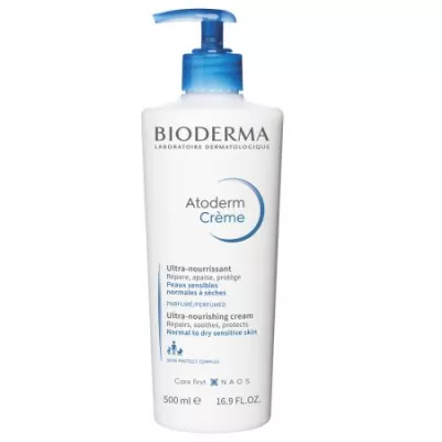Crema hidratanta parfumata Atoderm Ultra, 500 ml, Bioderma