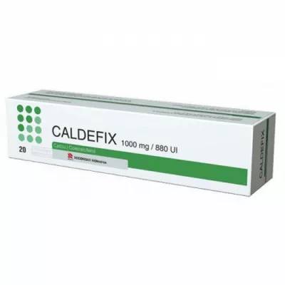CALDEFIX 1000MG/880UI CT*20 CPR EFF