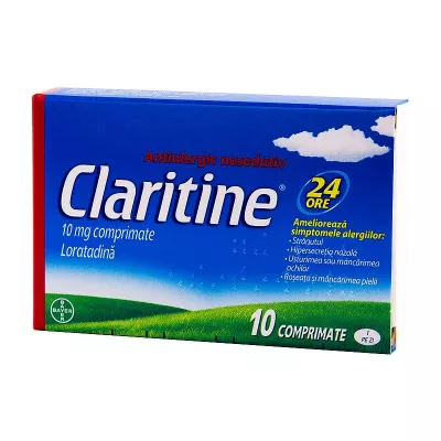 Claritine, 10 mg, 10 comprimate, Bayer