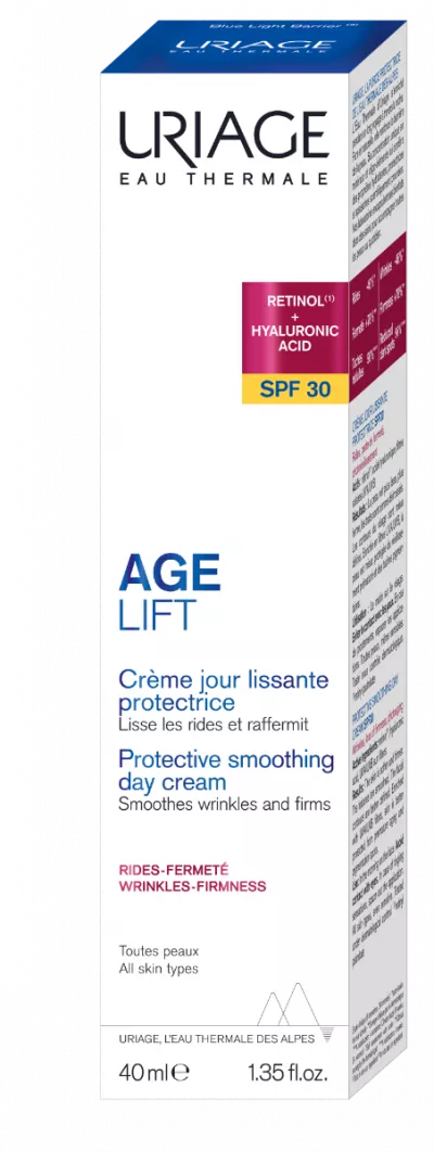Crema de zi pentru lifting si fermitate Age Lift, SPF 30, 40 ml, Uriage