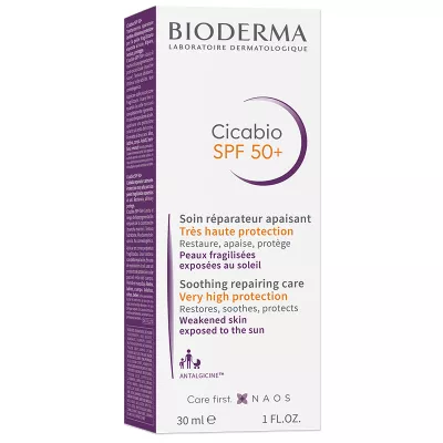 Crema pentru piele pigmentata Cicabio, SPF 50+, 30 ml, Bioderma