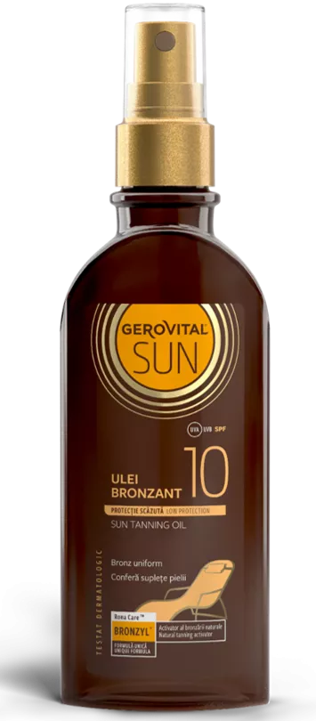 GEROVITAL SUN ULEI BRONZANT SPF10 150ML 46420