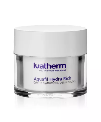 Crema hidratanta pentru piele uscata Aquafil Hydra Rich, 50 ml, Ivatherm