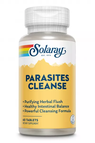 Parasites Cleanse Solaray, 60 tablete, Secom