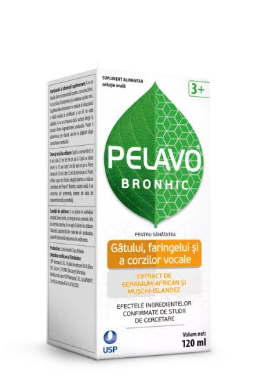 Solutie orala Pelavo Sinus, 120 ml, USP Romania