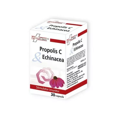Propolis C cu Echinacea, 30 capsule, FarmaClass