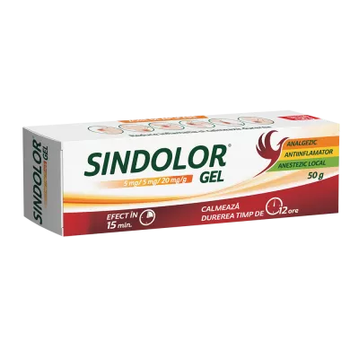 Sindolor gel, 5 mg/5 mg/20 mg/g, 50 g, Fiterman