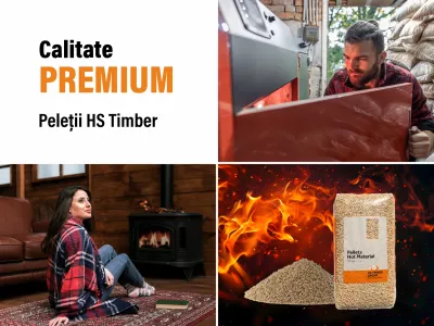 Alege peleții de calitate PREMIUM HS Timber