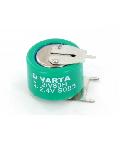 Acumulator Varta 2.4V V2/80H-SLF1/1 cu 2 Pini, Capacitate 80mAh Ni-Mh Bulk