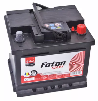 Baterie Auto 12V 44Ah, Pornire 440A, Dimensiuni 207 x 175 x 175 mm Borna+ Dreapta Foton Start