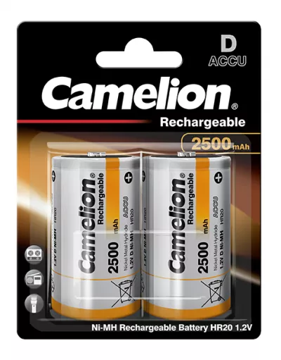 Baterie Reincarcabila Camelion D LR20 Acumulatori Preincarcati Ni-MH 1.2V 2500mAh Blister 2