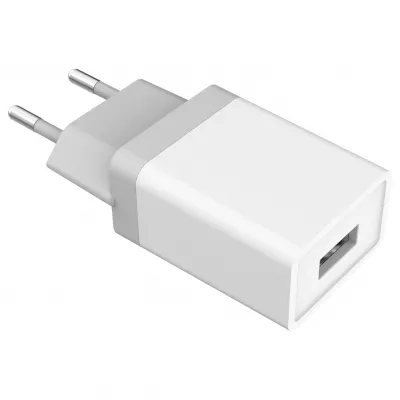 Alimentator Incarcator de la Retea la 1x USB 1A 5W Alb, Golf GF-U1