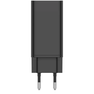 Alimentator Incarcator de la Retea la 3x USB FastCharge: USB-A + 2x USB tip C PD 65W Negru, Golf GF-U65